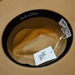 LACK OF COLOR THE FREY FEDORA HAT TAUPE SIZE 55CM (S) Lack Of Color | Accessories | Lack Of Color The Frey Fedora  main image 3